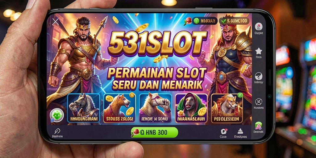 Tampilan gameplay menarik dari 531SLOT dengan berbagai tema slot.