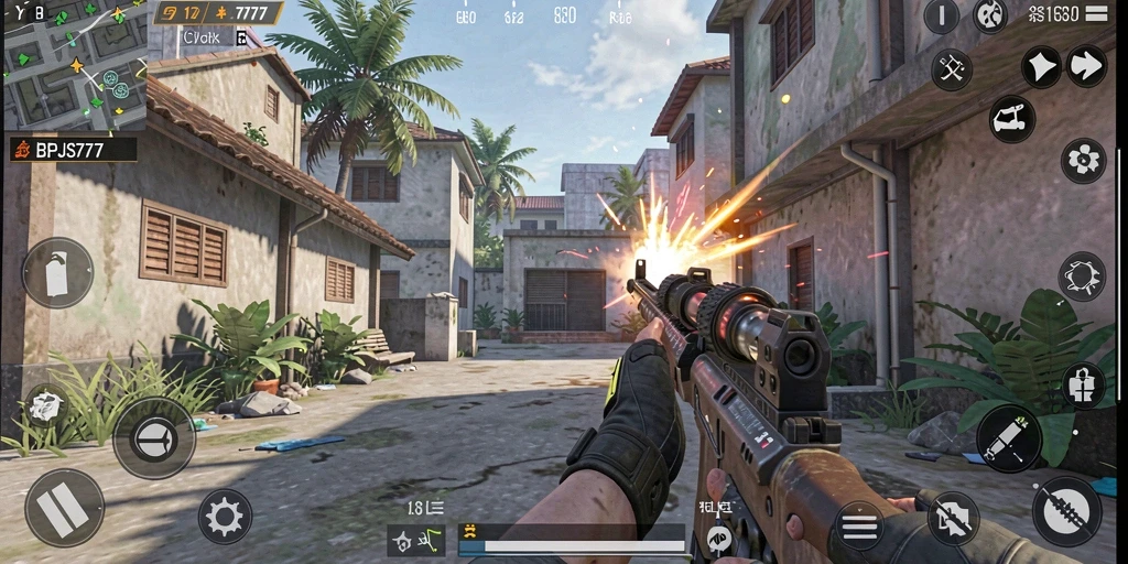 Tampilkan aksi menegangkan dalam gameplay FPS di BPJS777.