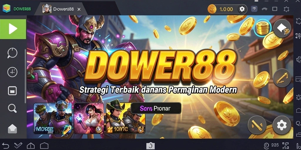 Tampilan gameplay DOWER88 dengan strategi yang menarik dan menantang.