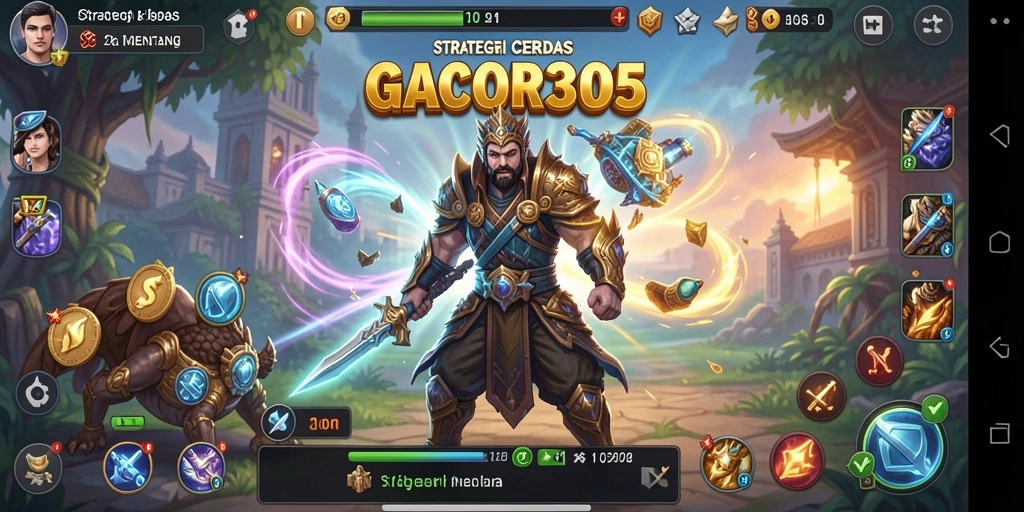 Tampilan gameplay yang mendebarkan di GACOR305, strategi mendalam menanti.
