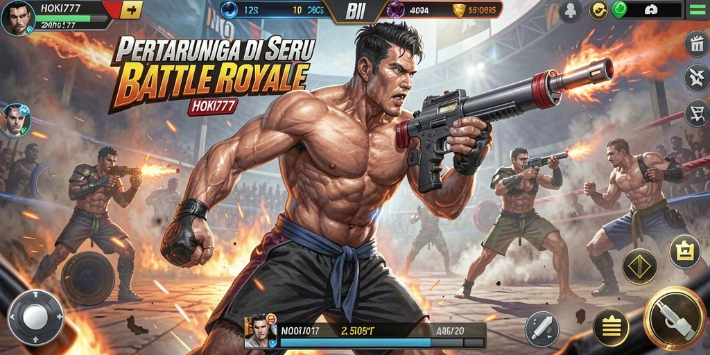 Tampilan menarik dari gameplay HOKI777 dengan aksi pertarungan intens.