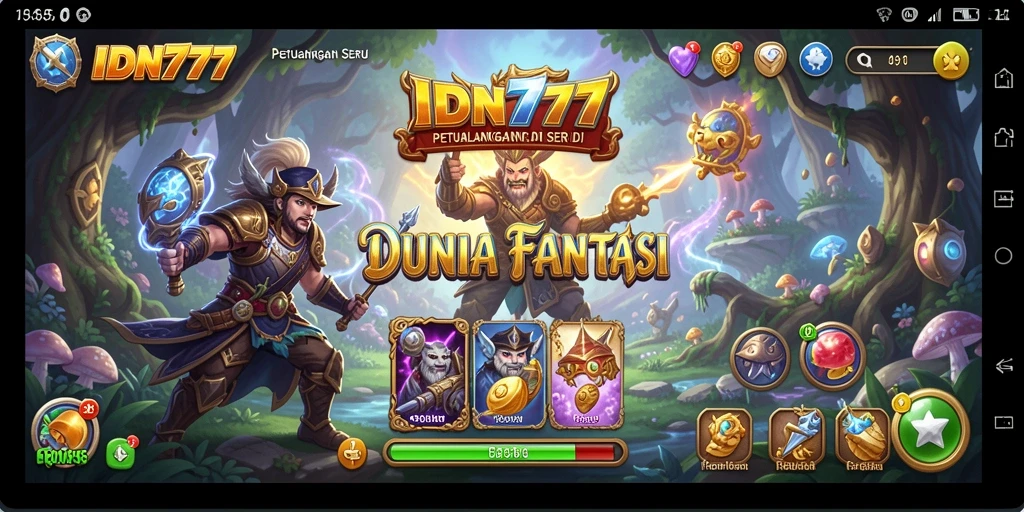 Tampilan gameplay menakjubkan dalam IDN777 dengan grafis yang memukau.