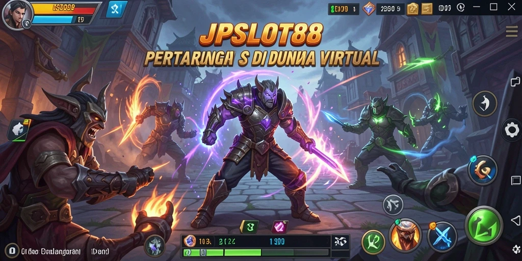 Gambar tampilan gameplay pertarungan seru di JPSLOT88.