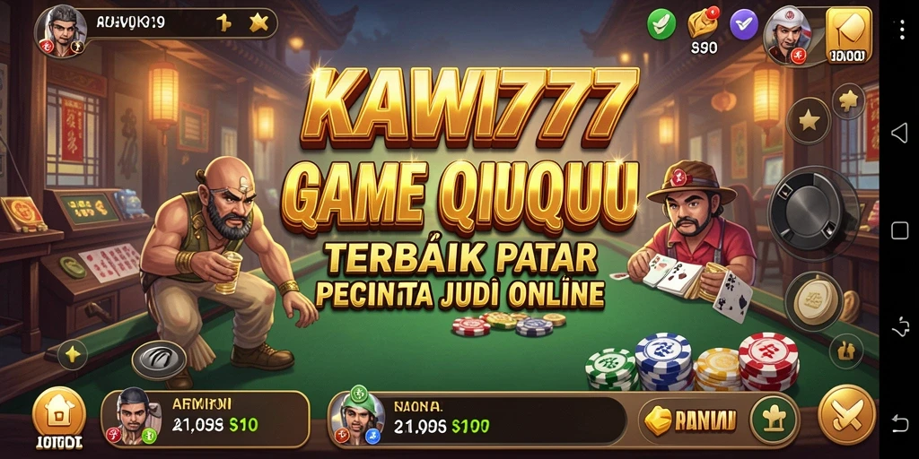 Gameplay seru dengan kartu QiuQiu di KAWI777.