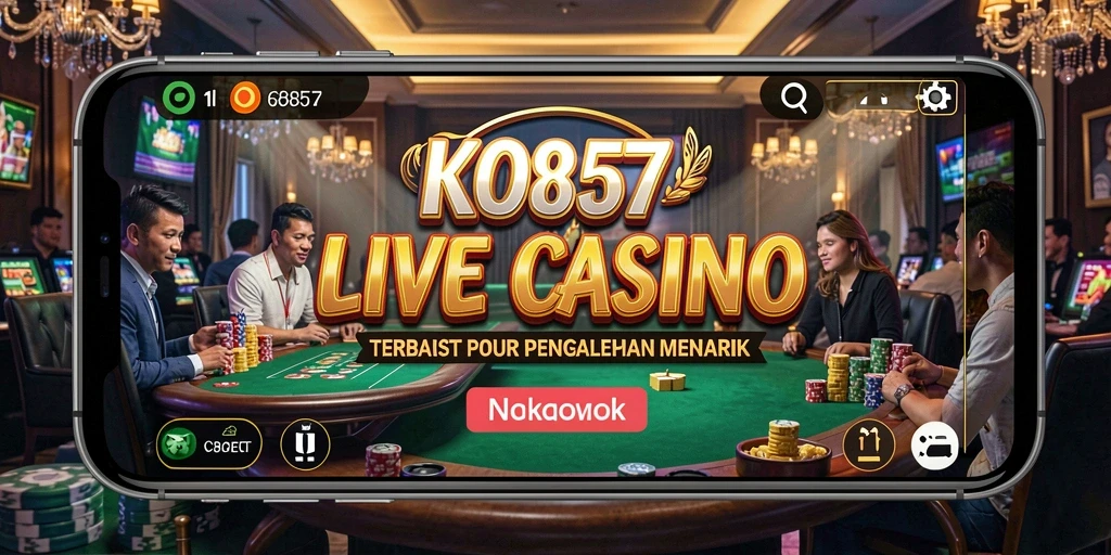Tampilan gameplay Live Casino yang seru di KO857.