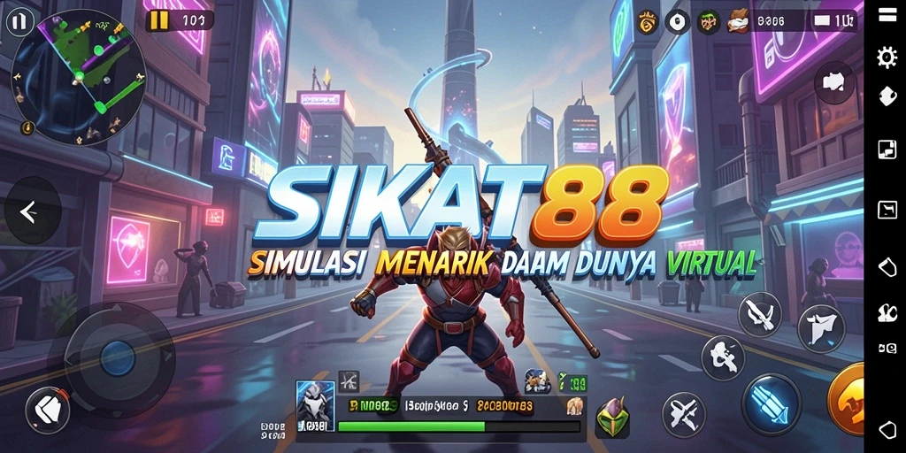 Screenshot gameplay SIKAT88 menampilkan momen seru dalam simulasi interaktif.