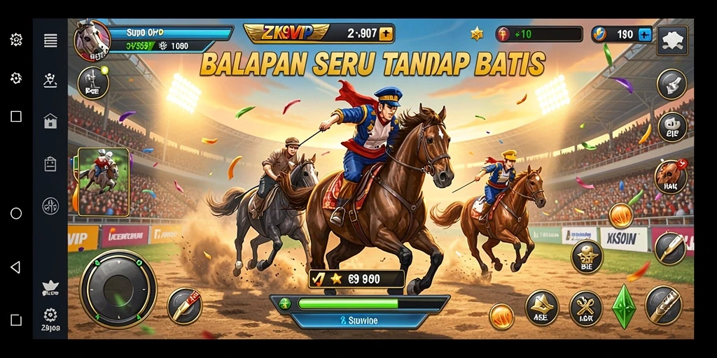 Gameplay menarik ZK9VIP dengan balapan yang seru dan grafis menawan.